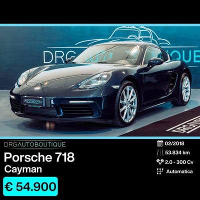 Porsche 718 Cayman  Cayman 2.0 300cv usata