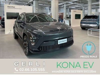 Hyundai Kona EV 64 kWh Exclusive nuova