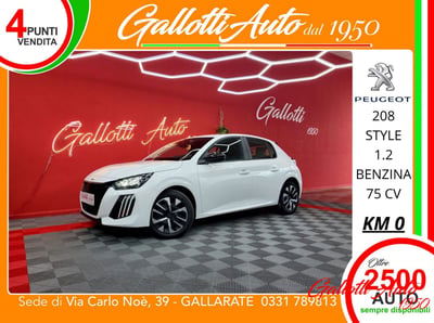 Peugeot 208 PureTech 75 Stop&Start 5 porte Allure nuova