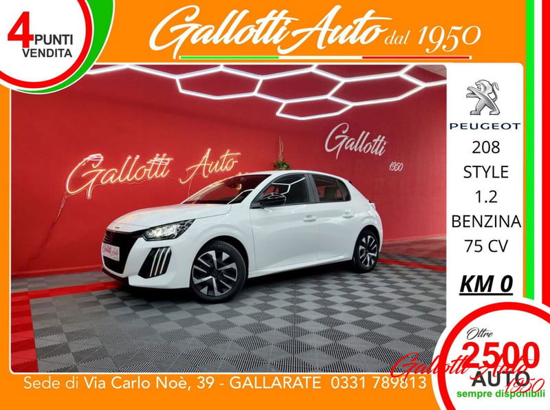 Peugeot 208 PureTech 75 Stop&Start 5 porte Allure