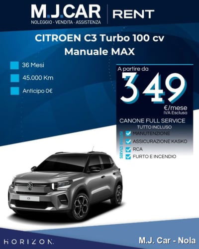 Citroen C3 1.2 puretech turbo Max 100cv s&s