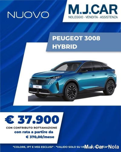 Peugeot 3008 1.2 hybrid Allure 145cv e-dcs6 nuova