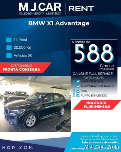 BMW X1 sDrive16d nuova