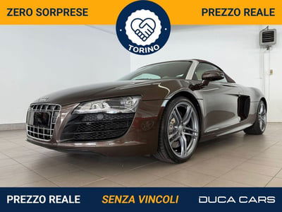 Audi R8 Cabrio Spyder 5.2 V10 FSI quattro R tronic usata