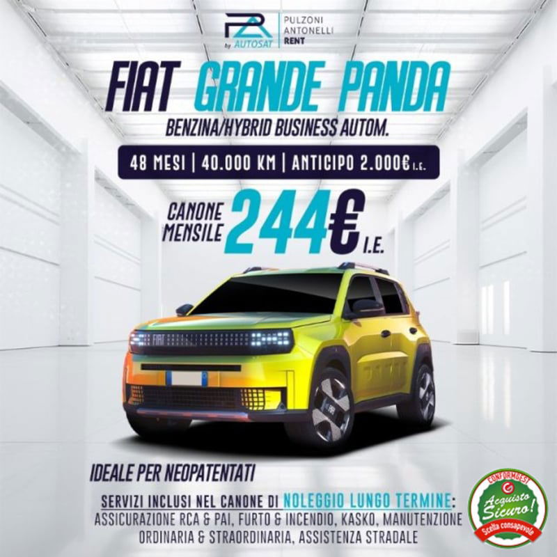 Fiat Grande Panda 1.2 hybrid Business 110cv edct