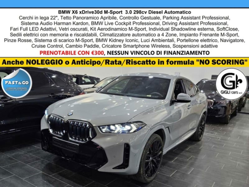 BMW X6 xdrive30d MSport Pro auto