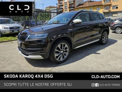 Skoda Karoq 2.0 TDI SCR 4x4 DSG Scout usata
