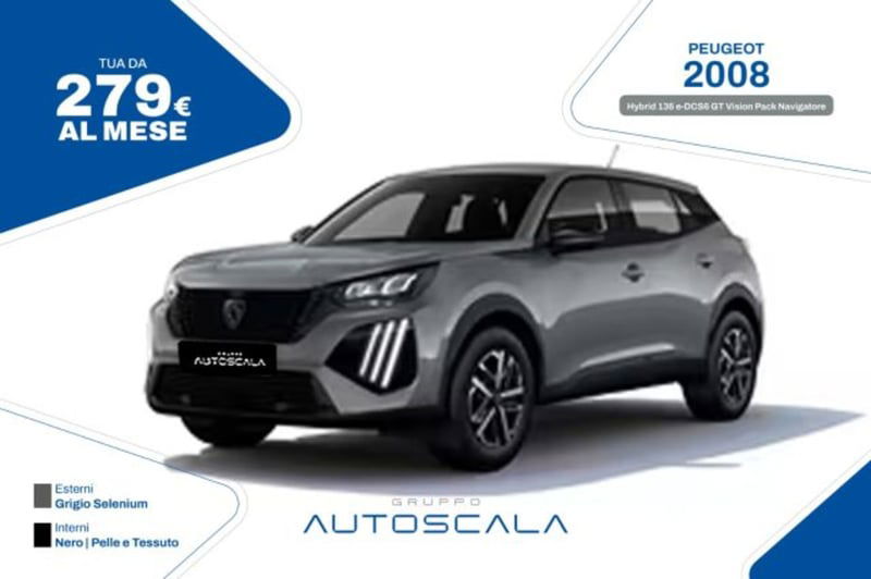 Peugeot 2008 motore elettrico 136 CV GT Pack