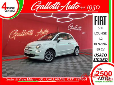 Fiat 500 1.2 Lounge usata