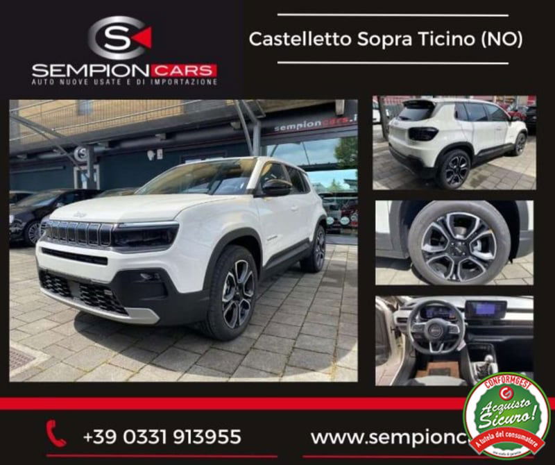 Jeep Avenger 1.2 turbo Summit fwd 100cv