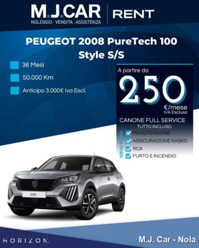 Peugeot 2008 PureTech 100 S&S Allure nuova