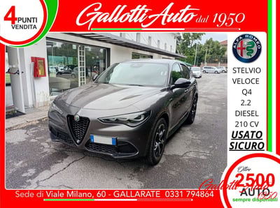 Alfa Romeo Stelvio Stelvio 2.2 Turbodiesel 210 CV AT8 Q4 Estrema usata
