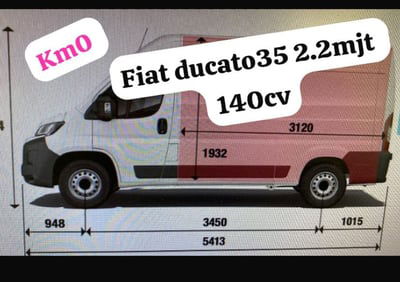 Fiat Ducato Furgone 35 2.2 Mjt 140CV PLMX-TM Maxi HD nuovo