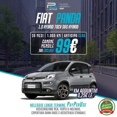 Fiat Panda 1.0 firefly hybrid s&s 70cv nuova