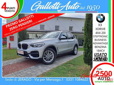 BMW X3 xDrive20i Business Advantage usata