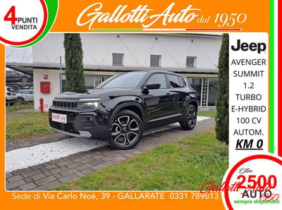 Jeep Avenger 1.2 turbo Summit fwd 100cv nuova