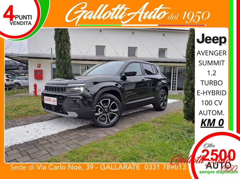 Jeep Avenger 1.2 turbo Summit fwd 100cv