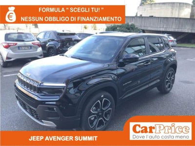 Jeep Avenger 1.2 turbo Summit fwd 100cv nuova