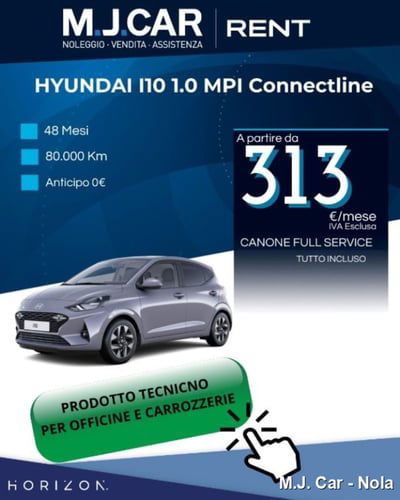 Hyundai i10 1.0 mpi Connectline 63cv nuova
