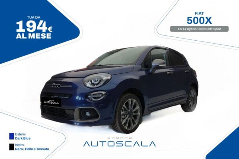 Fiat 500X 1.5 t4 hybrid Sport 130cv dct