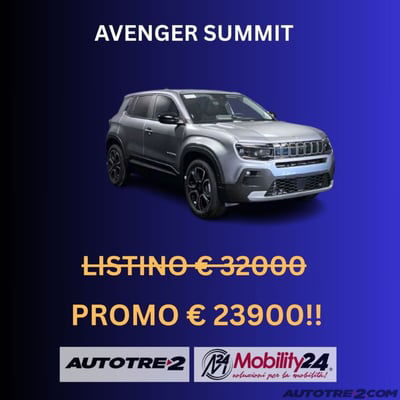Jeep Avenger 1.2 turbo Summit fwd 100cv nuova