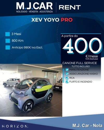 Xev XEV YoYo XEV YoYo Pro Prototype Grey nuova