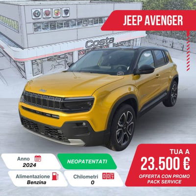 Jeep Avenger 1.2 turbo Summit fwd 100cv nuova