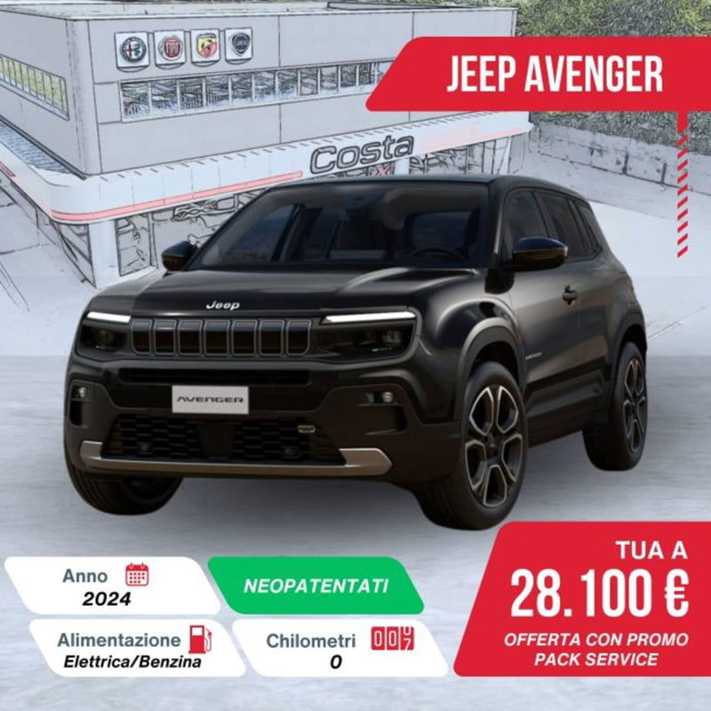 Jeep Avenger 1.2 turbo Summit fwd 100cv