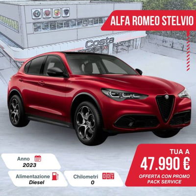 Alfa Romeo Stelvio Stelvio 2.2 Turbodiesel 210 CV AT8 Q4 Veloce nuova
