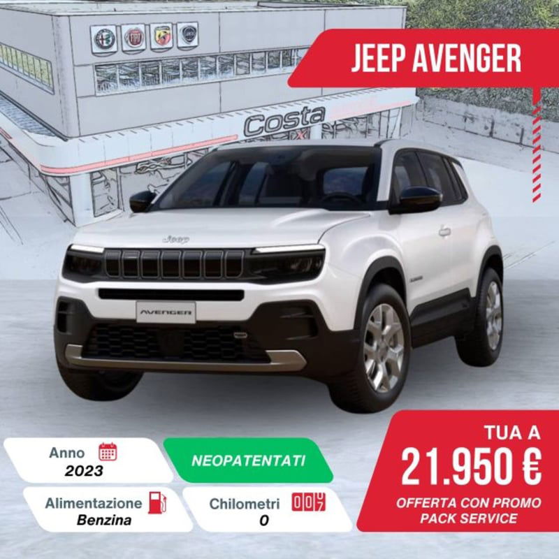Jeep Avenger 1.2 turbo Altitude fwd 100cv