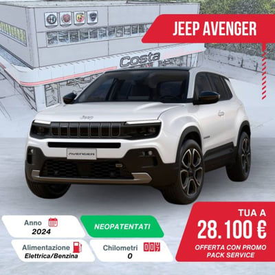 Jeep Avenger 1.2 turbo Summit fwd 100cv nuova