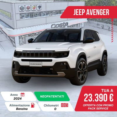 Jeep Avenger 1.2 turbo Summit fwd 100cv nuova