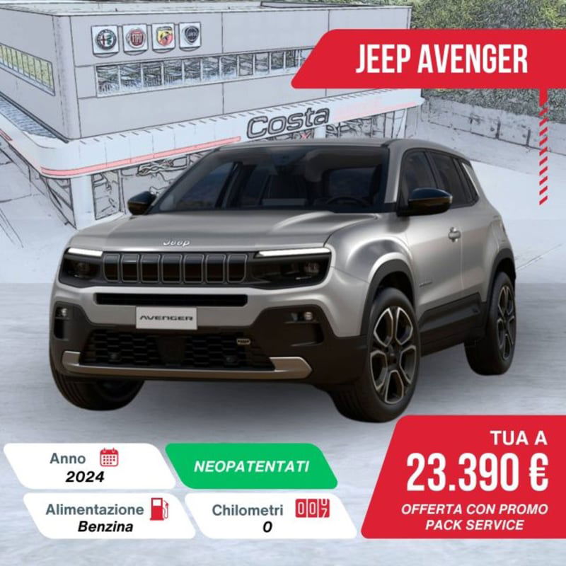 Jeep Avenger 1.2 turbo Summit fwd 100cv