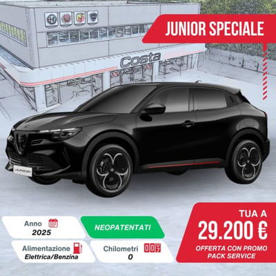Alfa Romeo Junior elettrica Speciale 156cv nuova