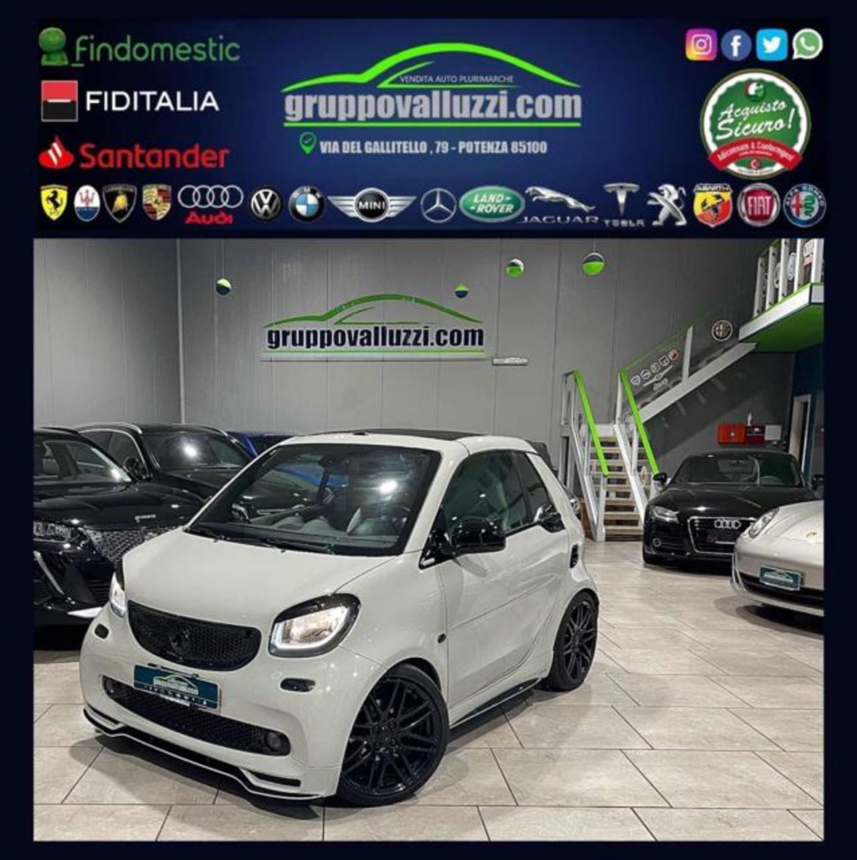 smart Fortwo Cabrio BRABUS 0.9 Turbo twinamic cabrio Xclusive