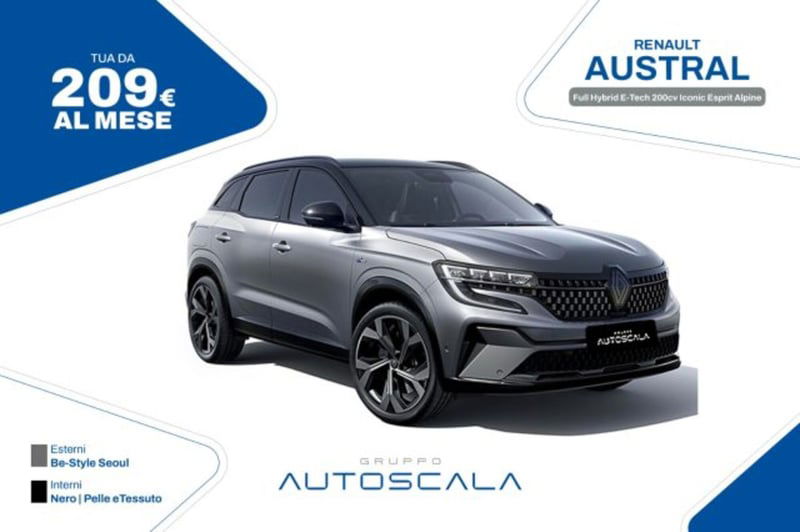 Renault Austral 1.2 full hybrid Iconic Esprit Alpine 200cv auto