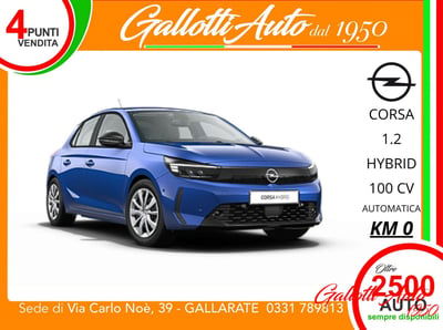 Opel Corsa 1.2 hybrid Corsa 100cv dct6 nuova