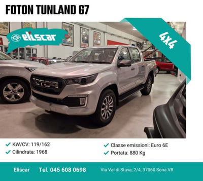 Foton Tunland Tunland G7 2.0 tdi nuovo