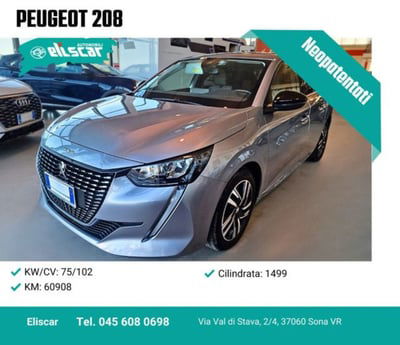 Peugeot 208 BlueHDi 100 Stop&Start 5 porte Allure usata