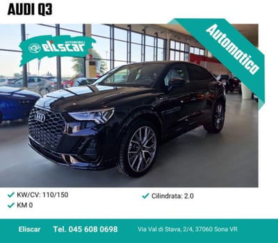 Audi Q3 Sportback 35 TDI quattro S tronic S line edition nuova