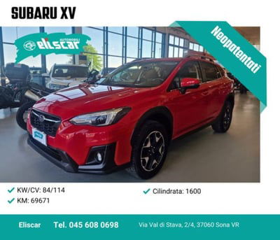 Subaru XV 1.6i Lineartronic Premium usata