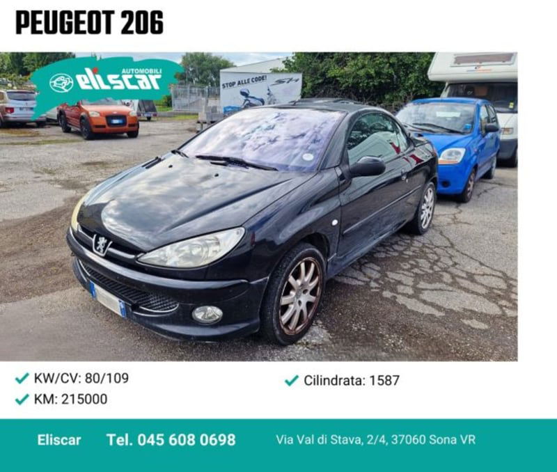 Peugeot 206 Cabrio 16V CC