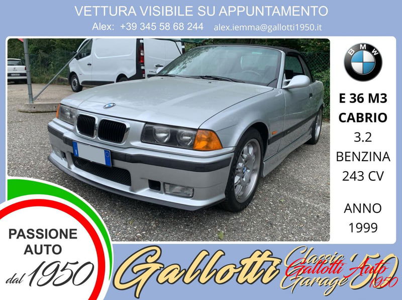 BMW Serie 3 Cabrio M3 3.2 cat let