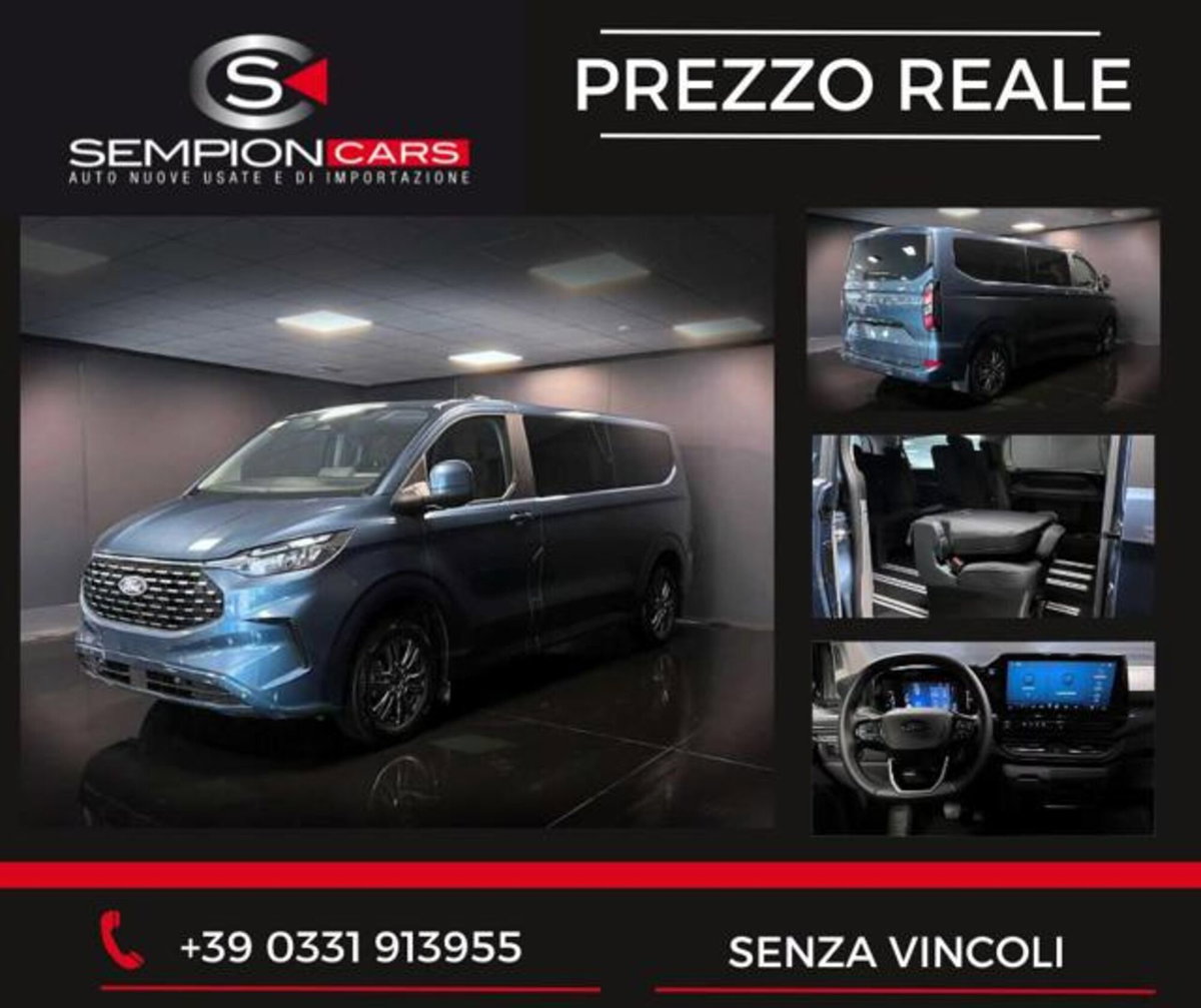 Ford Tourneo Custom 320 2.0 ecoblue 136cv Titanium L1H1 AWD A8