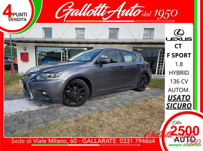 Lexus CT Hybrid F Sport usata