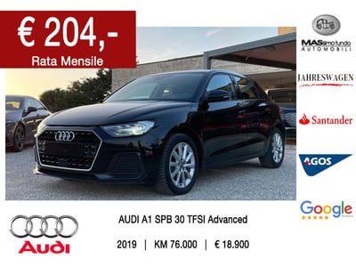 Audi A1 Sportback 30 TFSI Advanced usata