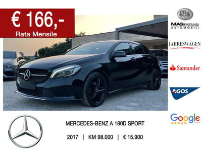 Mercedes-Benz Classe A 180 d Sport usata
