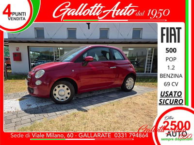 Fiat 500 1.2 Pop usata