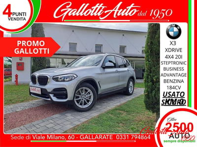 BMW X3 xDrive20i Business Advantage usata