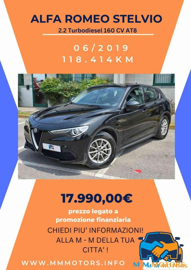 Alfa Romeo Stelvio Stelvio 2.2 Turbodiesel 160 CV AT8 RWD Sport-Tech